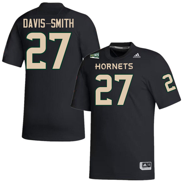 Sacramento State Hornets #27 Gavin Davis-Smith College Football Jerseys Stitched Sale-Black